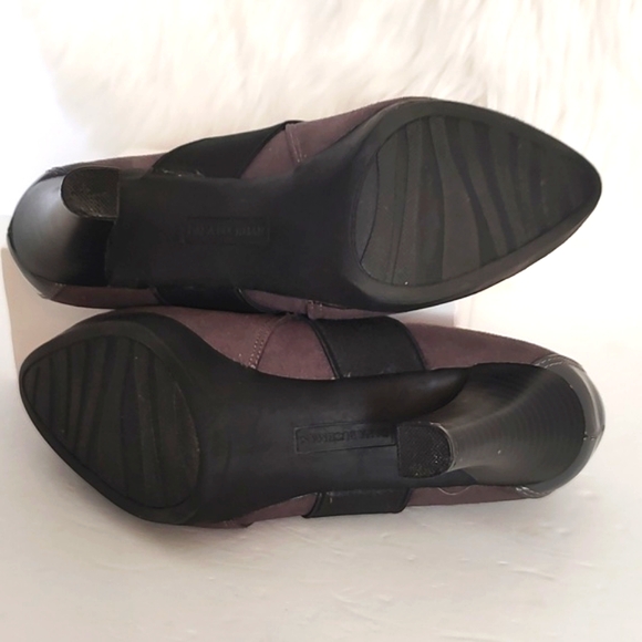 Dana Buchman Womens Grey Suede Ankle Booties Heeled Pumps/Size 7.5 - Picture 8 of 11